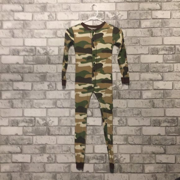 Lazy One "BUCK NAKED" Camouflage One Piece PJ'S - Picture 2 of 3